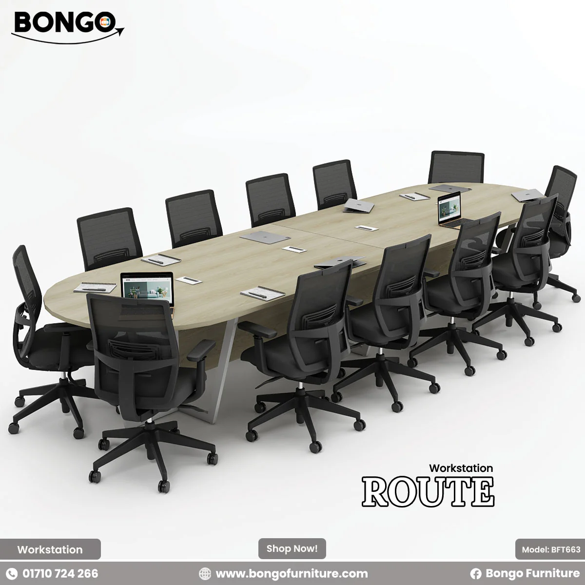 Route Conference Table - BFT663 - Image 6