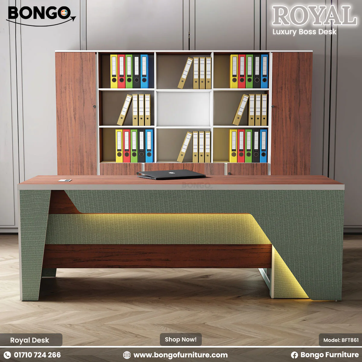 Royal - Luxury Boss Table | BFT861 - Image 6