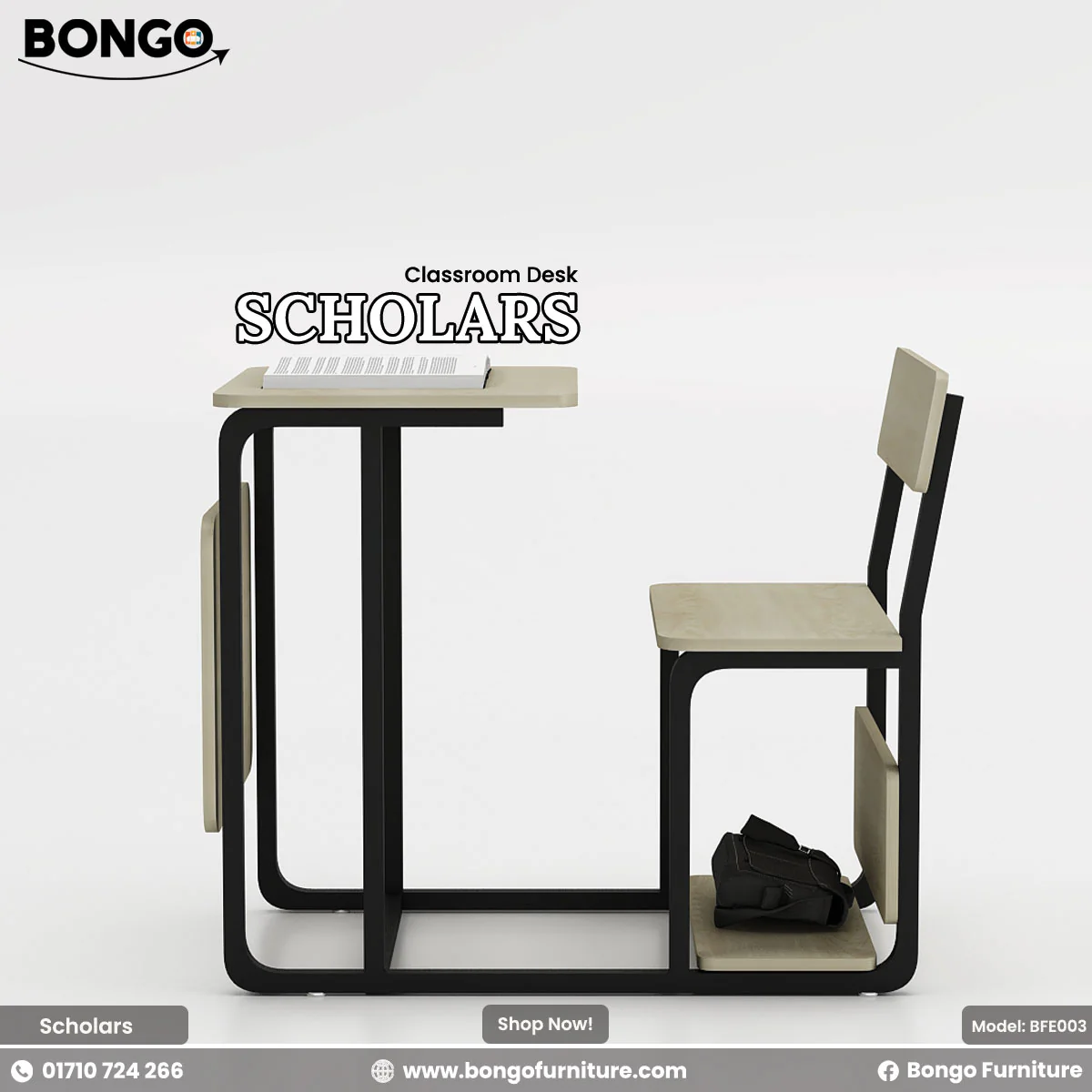 Scholars - Classroom Desk | BFE003 - Image 3