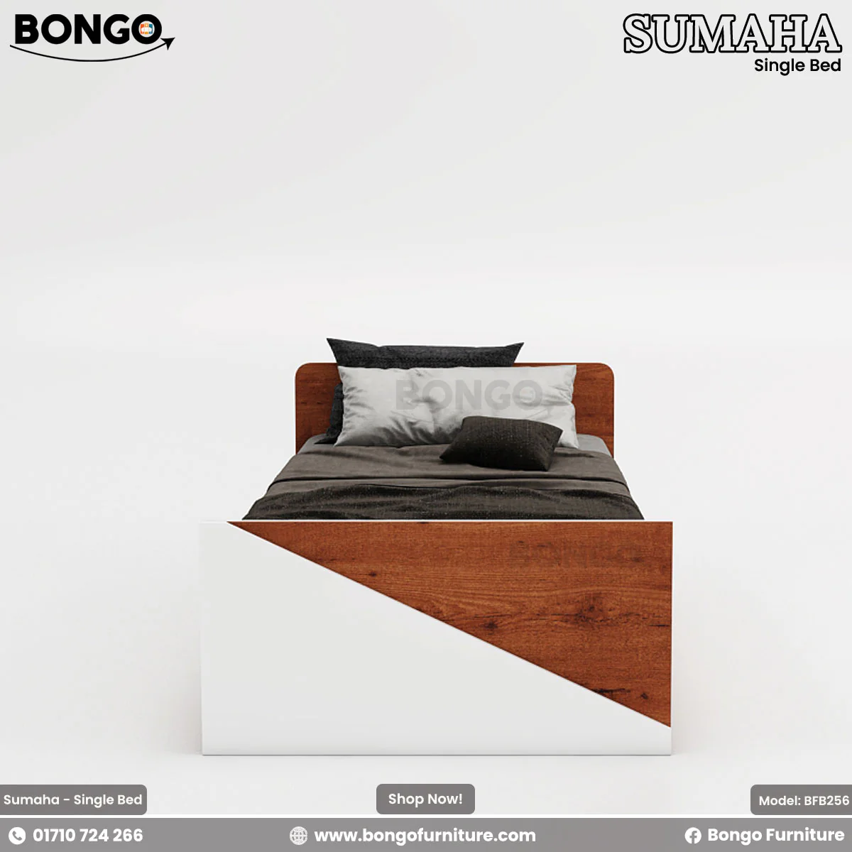 Sumaha - Single Bed | BFB256 - Image 2