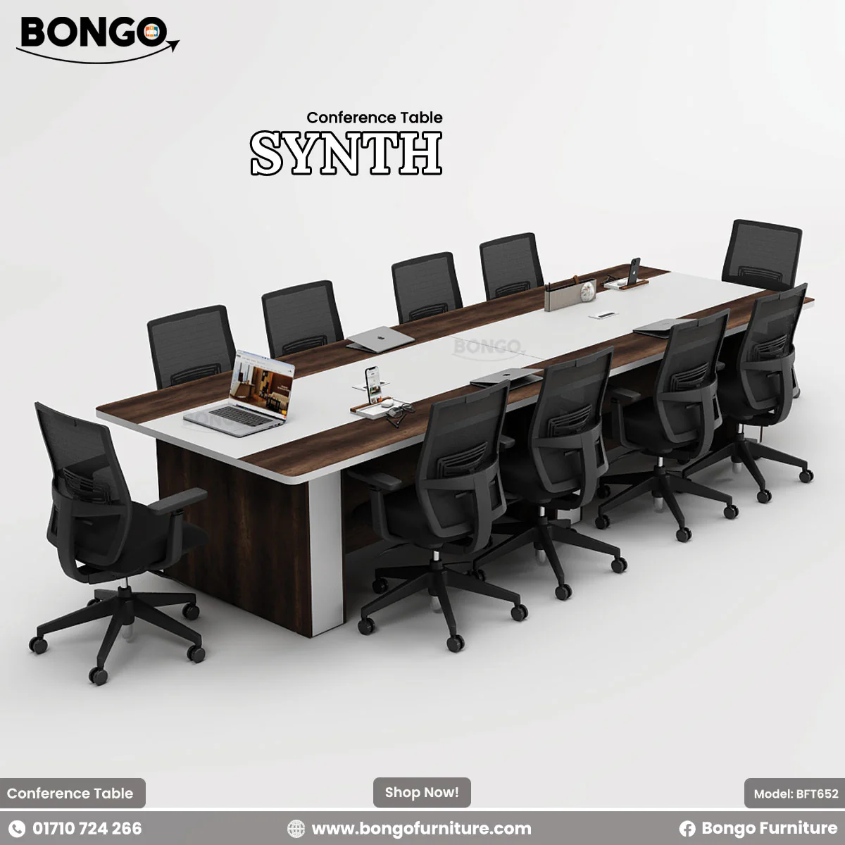 Synth Conference Table - BFT652 - Image 3