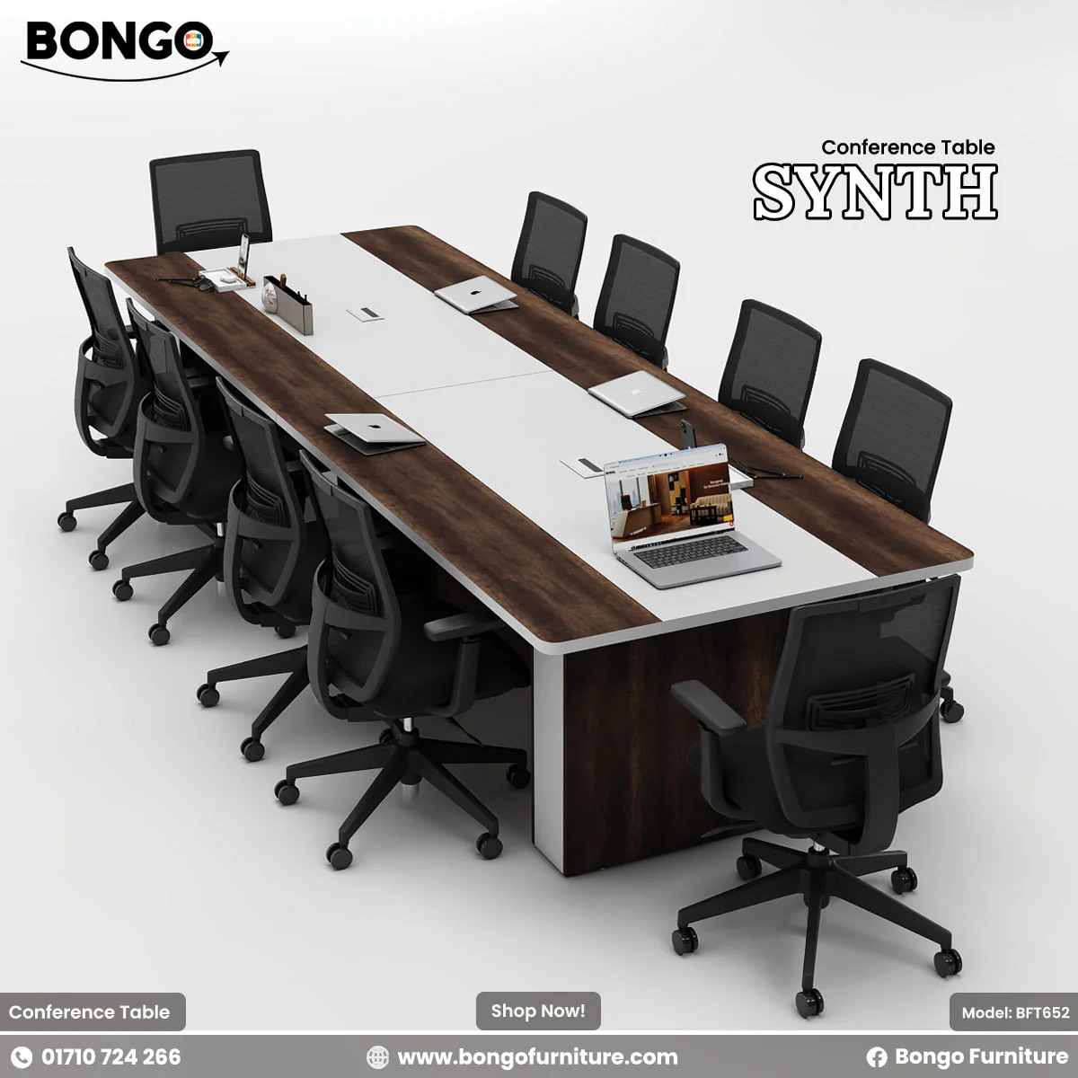 Synth Conference Table - BFT652 - Image 5