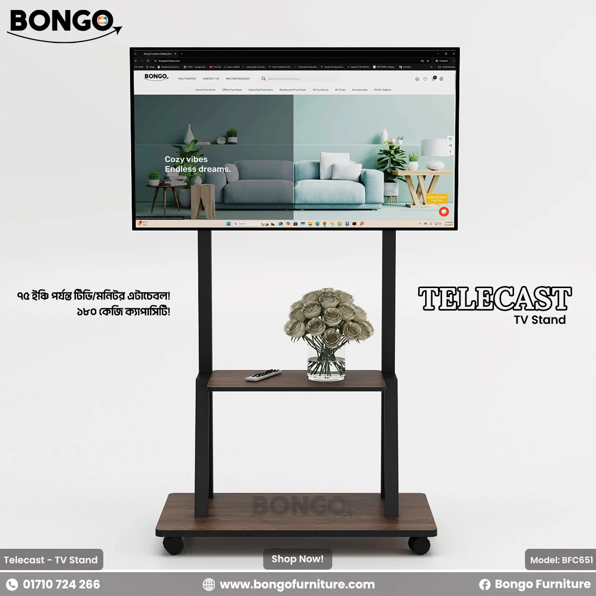 Telecast - TV Stand | BFC651 - Image 2