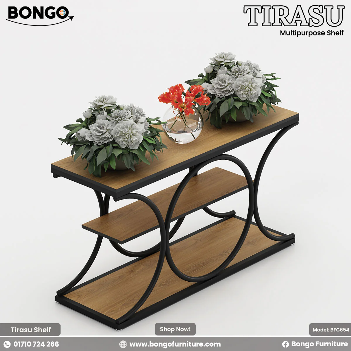 Tirasu - Multipurpose Shelf | BFC654 - Image 2