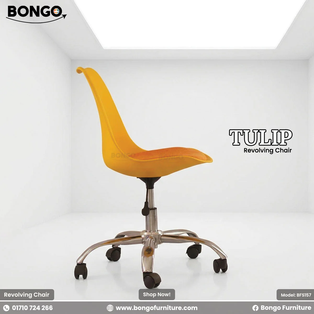 Tulip Revolving Chair - BFS157 - Image 7
