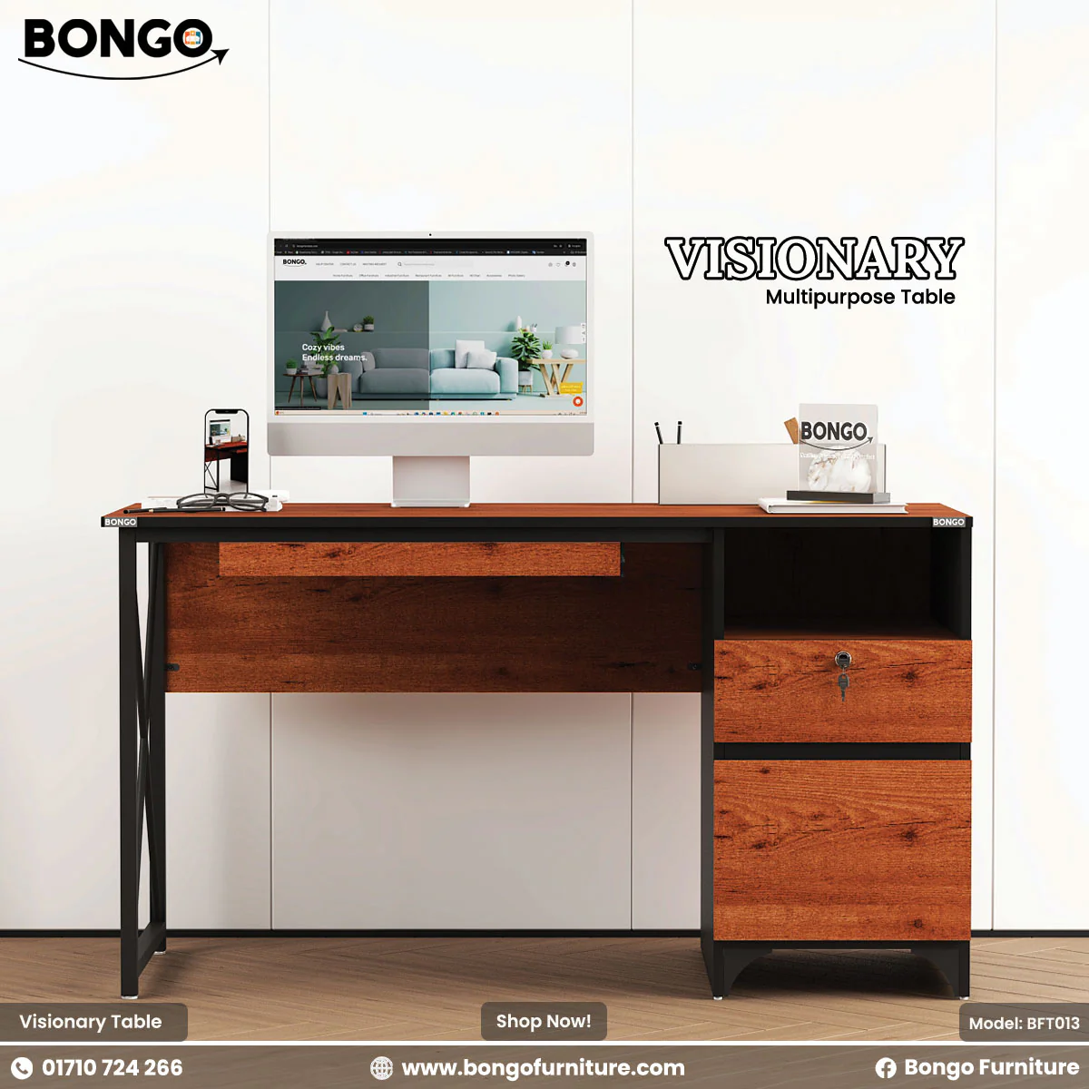 Visionary Multi Tasking Table - BFT013 - Image 4