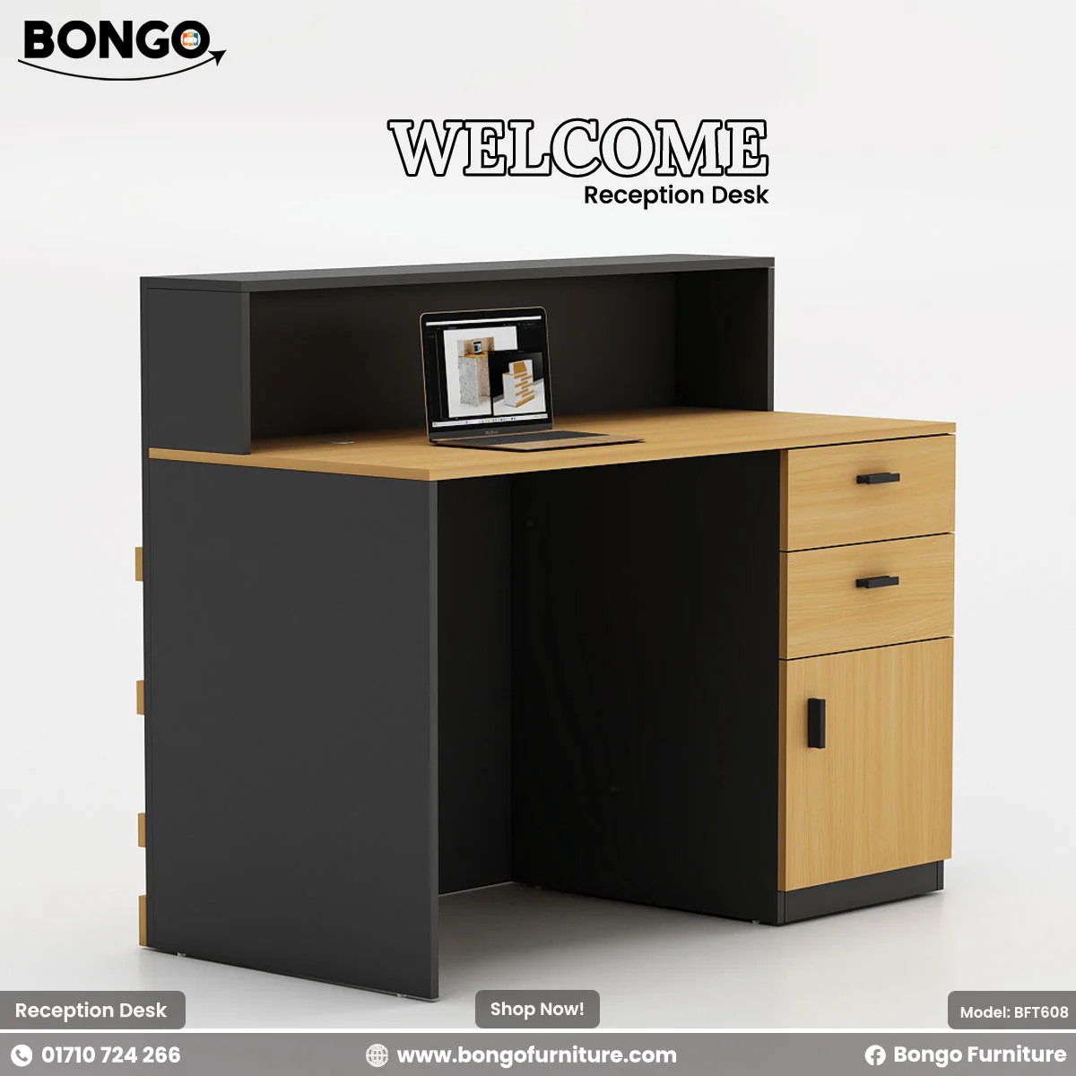 Welcome Reception Desk - BFT608 - Image 6