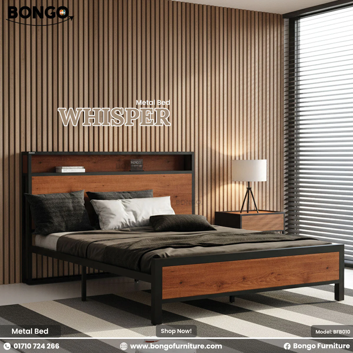 Whisper - Metal Bed | BFB010 - Image 5