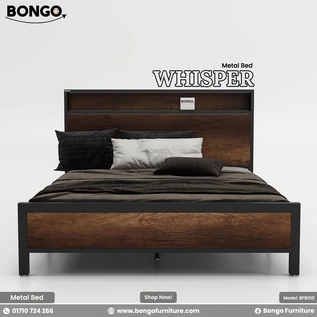 Whisper - Metal Bed | BFB010 - Image 6