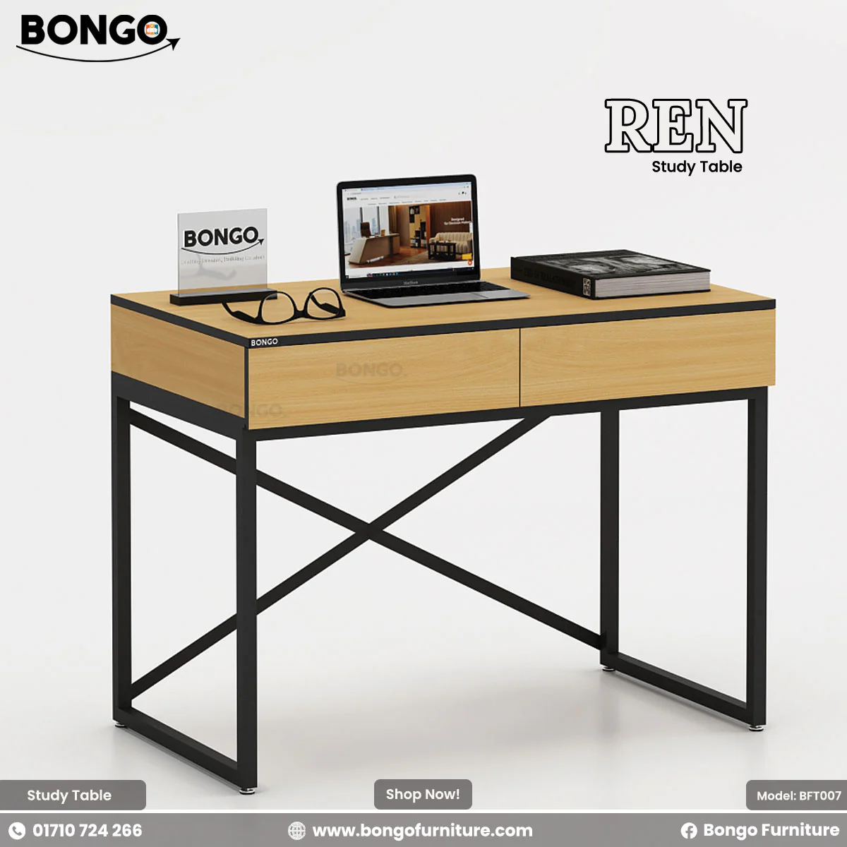 Ren Study Table - BFT007 - Image 4