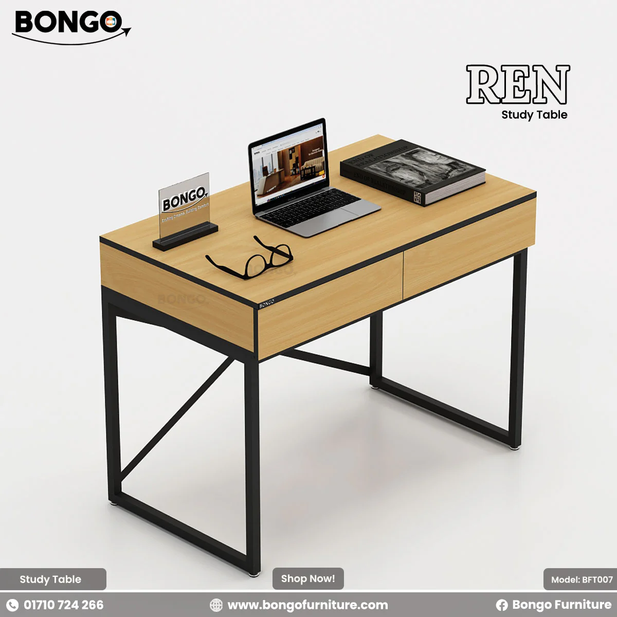 Ren Study Table - BFT007 - Image 5